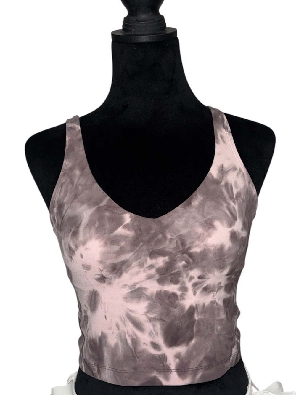 Lululemon Align Cropped Tank Diamond Dye Lunar Rock Mink Bery
Shadow